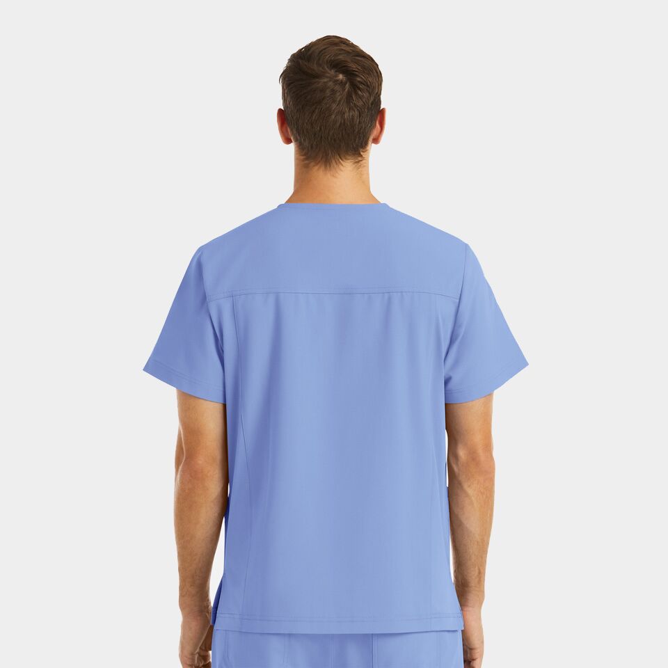 Momentum-by-Maevn_5802-Mens4PocketV-NeckTop-CeilBlue-CBL-02-Maevn-Scrubs.jpg