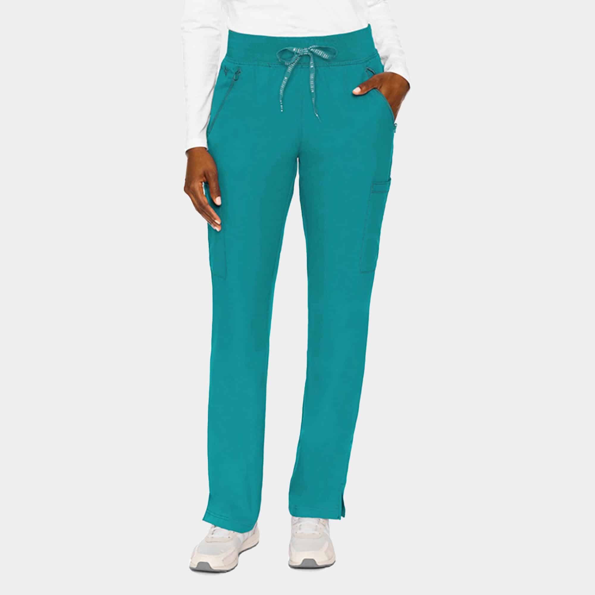MC-Insight-Zipper-Pant-MC2702_TEAL_Front.jpg MC Insight Zipper Pant MC2702 TEAL Front
