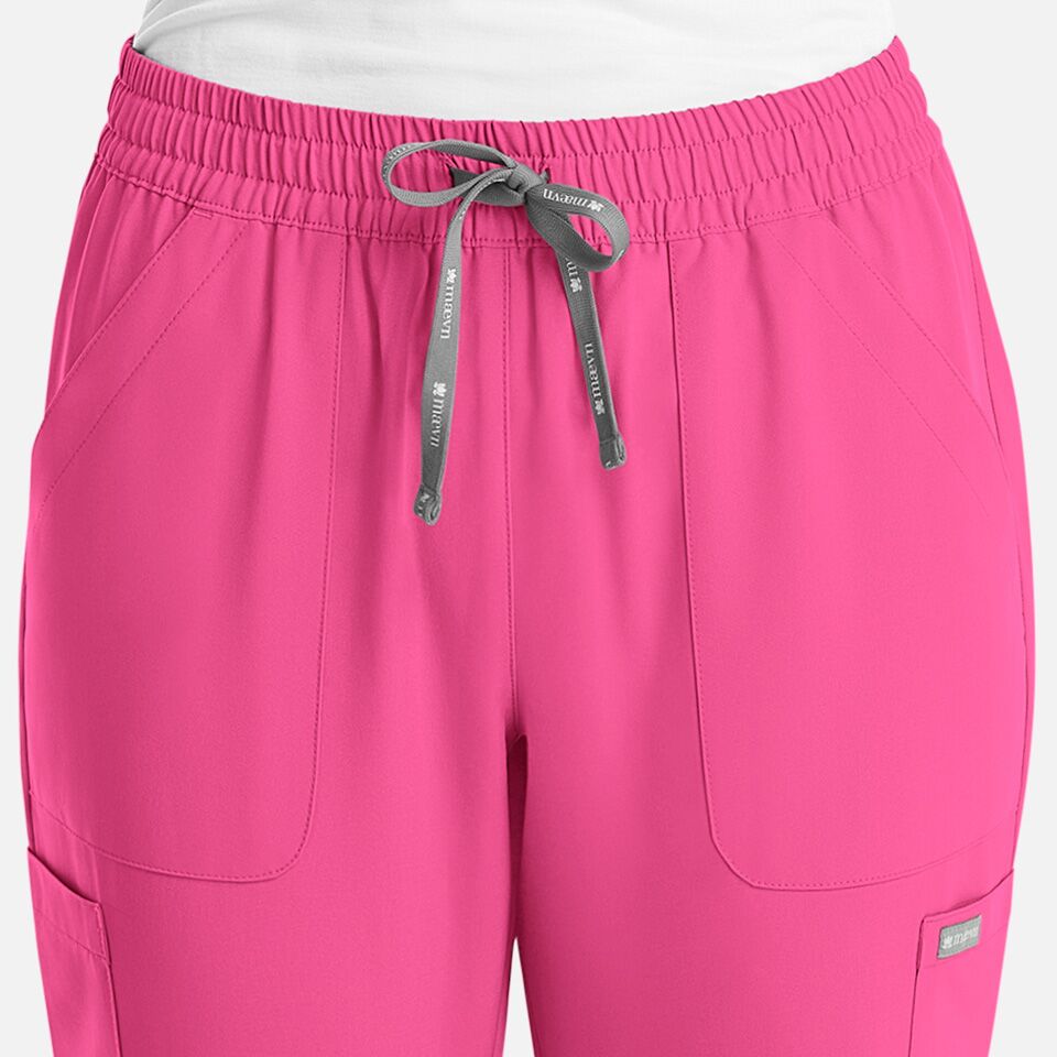 Momentum-by-Maevn_5091-WomensFullElasticPullonPant-HotPink-HPK-03-Maevn-Scrubs.jpg