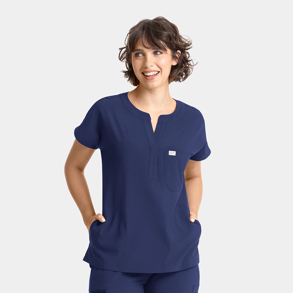 Epic-by-IRG_4804-WomensDolman3PocketTop-NavyBlue-NVY-01-IRG-Scrubs.jpeg Epic by IRG 4804 WomensDolman3PocketTop NavyBlue NVY 01 IRG Scrubs