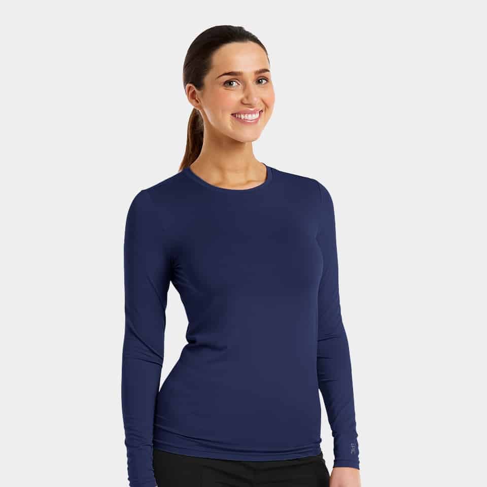 Epic-by-IRG_4800-WomensLongSleeveUnderscrubTee-NavyBlue-NVY-01-IRG-Scrubs.jpg Epic by IRG 4800 WomensLongSleeveUnderscrubTee NavyBlue NVY 01 IRG Scrubs