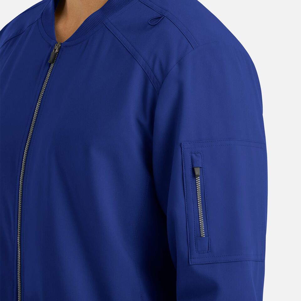 Momentum-by-Maevn_5861-MensFullZipBomberJacket-GalaxyBlue-GBL-03-Maevn-Scrubs.jpg Momentum by Maevn 5861 MensFullZipBomberJacket GalaxyBlue GBL 03 Maevn Scrubs